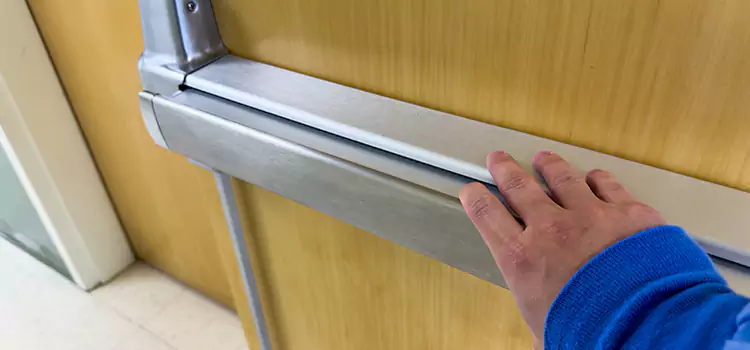 Installing a Push Bar on a Door Hagerstown